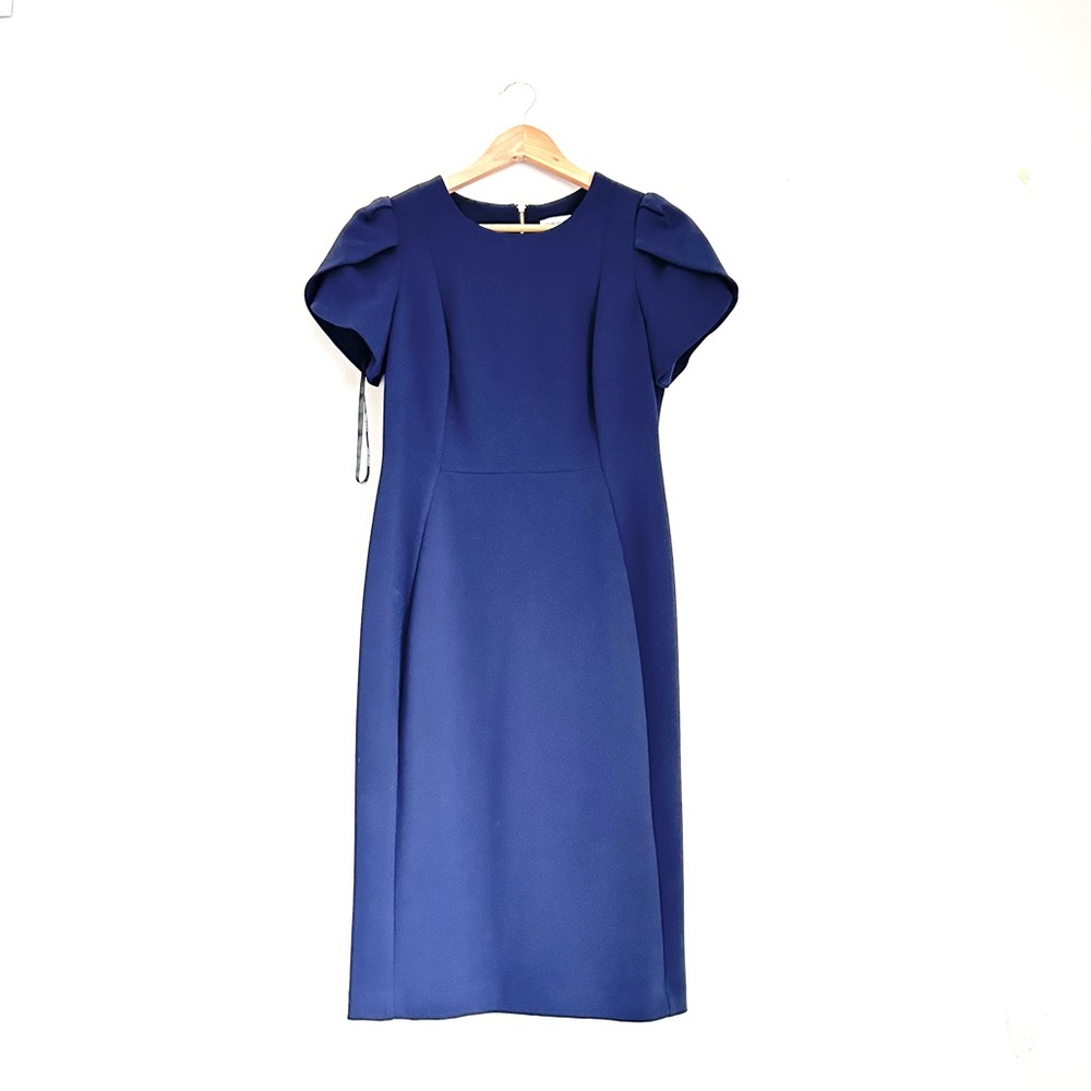 Calvin Klein navy Blue sheath Dress size 8